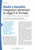 Rischi e benefici - Integratori alimentari ai raggi X in Europa