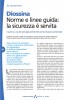 Diossina. Norme e linee guida: la sicurezza  servita
