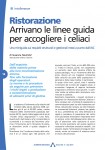 Ristorazione - Arrivano le linee guida per accogliere i celiaci