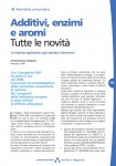 Additivi, enzimi e aromi - Tutte le novit