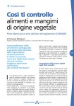 Cos ti controllo alimenti e mangimi di origine vegetale