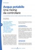 Acqua potabile - Una risorsa da controllare.