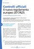 Controlli ufficiali. Il nuovo regolamento europeo 2017/625
