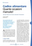 Codice alimentare - Quante occasioni mancate!