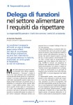 Delega di funzioni nel settore alimentare. I requisiti da rispettare