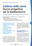 Listeria nelle carni - Nuove prospettive per la stabilizzazione