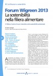 Forum Wigreen 2013 - La sostenibilit� nella filiera alimentare