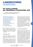 Un nuovo metodo per identificare l'Escherichia Coli