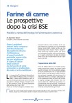 Farine di carne. Le prospettive dopo la crisi BSE