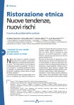 Ristorazione etnica. Nuove tendenze, nuovi rischi