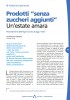 Prodotti senza zuccheri aggiunti - Un'estate amara