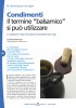 Il termine 'balsamico' si pu usare