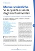 Mense scolastiche - Se la qualit si valuta dagli scarti alimentari