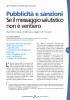 Se il messaggio salutistico non  veritiero