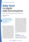 Baby food - Le regole sulla comunicazione