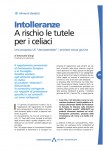 Intolleranze - A rischio le tutele per i celiaci