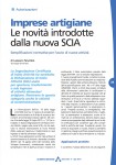 Imprese artigiane. Le novit introdotte dalla nuova SCIA